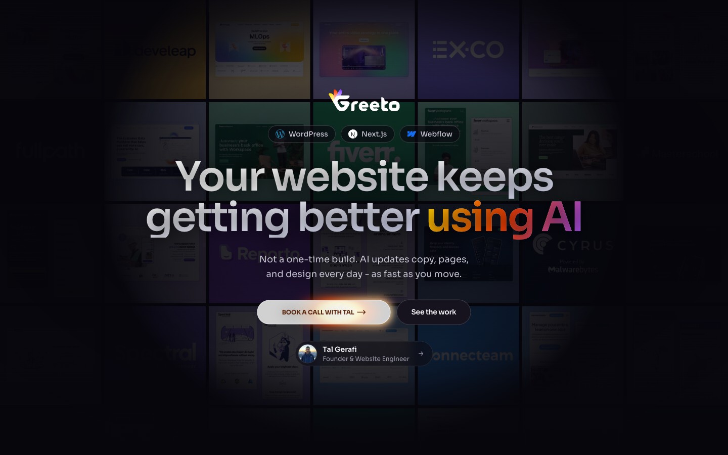 Greeto studio website
